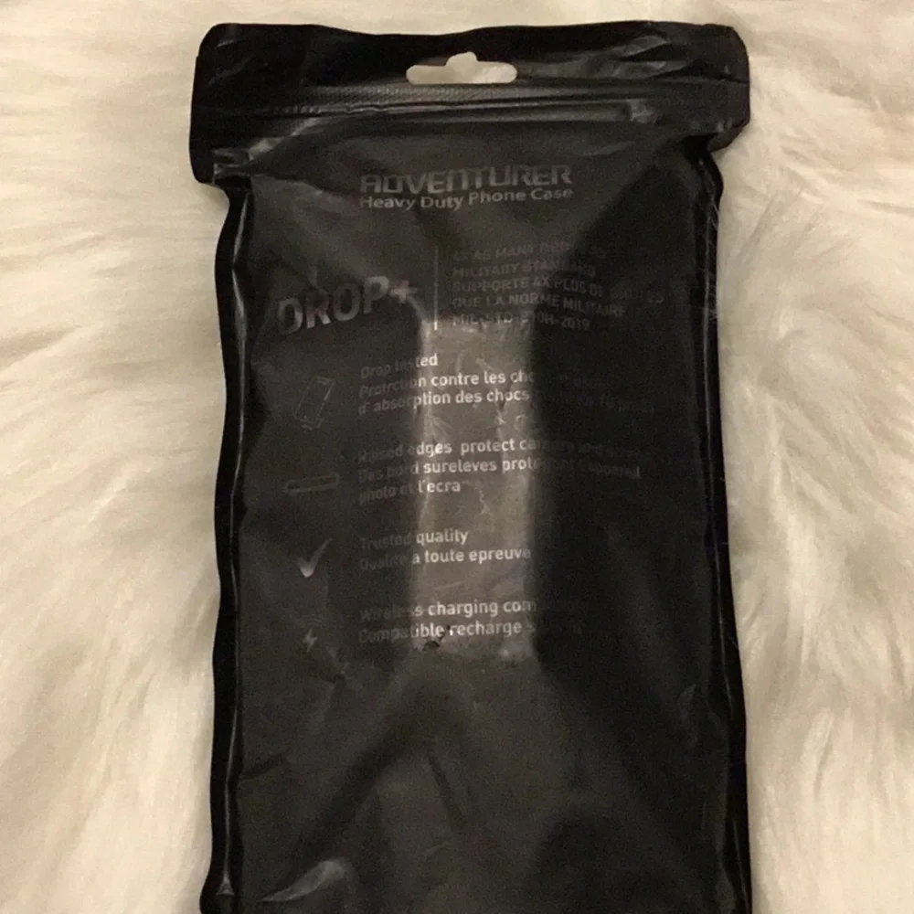 Black Phone Case with Stand